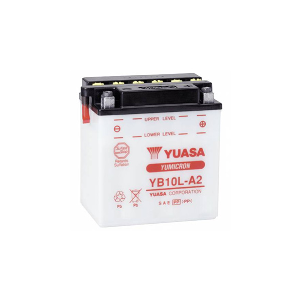 battery plus Μπαταρία μοτοσυκλετών YUASA YB10L A2 12V 12 10HR 160 CCA EN εκκίνησης mpataria motosykletwn